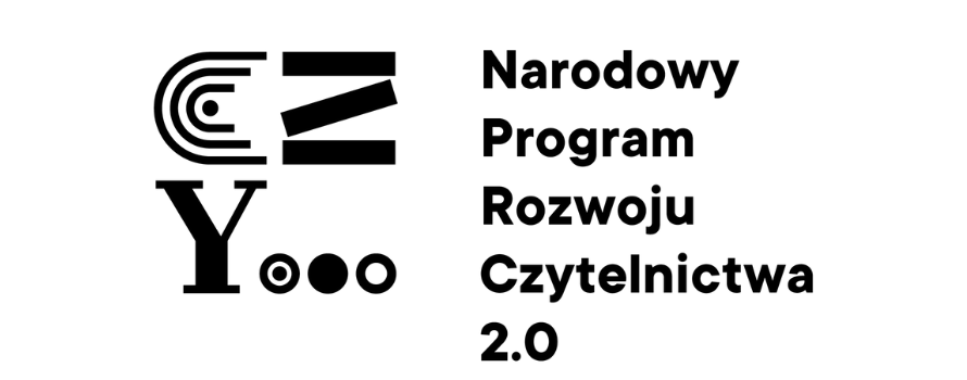 Logo - czarny napis "narodowy program rozwoju czytelnictwa"